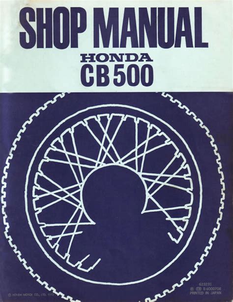 Honda cb500 four workshop repair manual all 1972 onwards models covered. - Elemente der mechanik iv schwingungen, variationsprinzipe.