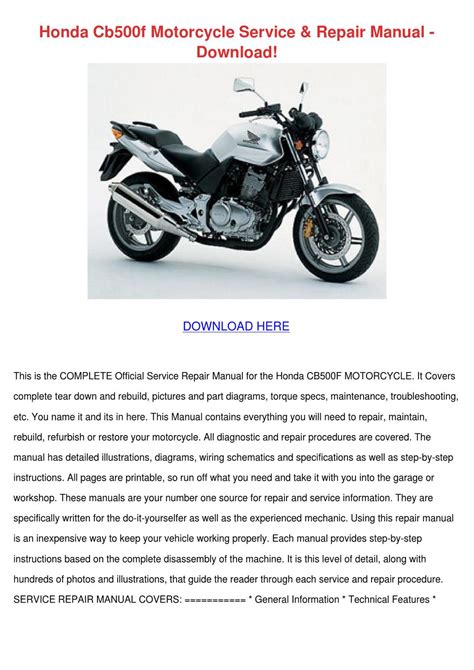 Honda cb500f motorcycle service repair manual download. - Caballito de los siete colores y otros cuentos.