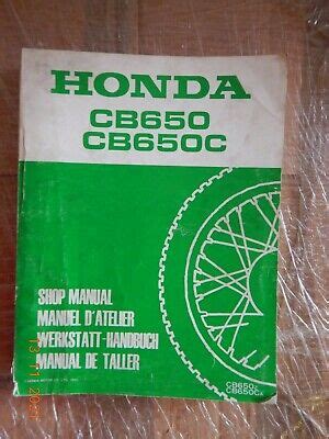Honda cb650 werkstatt reparaturanleitung download ab 1980. - Onan generator mdkal 9 service manual.