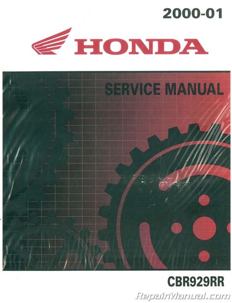 Honda cbr929rr fireblade motorcycle service repair manual 2000 2001 2002. - Lesen sie das sp3d handbuch read sp3d manual.