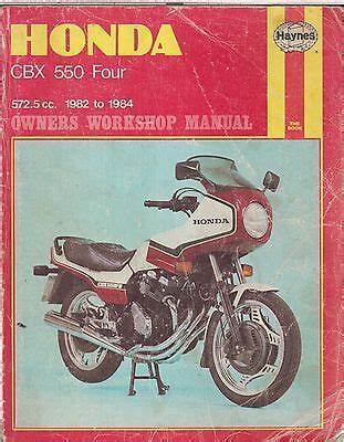 Honda cbx 550f workshop manual 1982 1983 1984 1985 1986. - Repair manual for 81 suzuki 750 gs.
