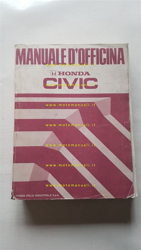 Honda civic ek manuale di servizio. - 1989 chevy caprice classic repair manual.