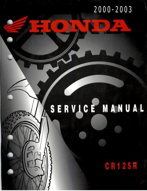 Honda cr125r service manual repair 2000 2003 cr125. - Grundlagen der strömungsmechanik 6. auflage lösungshandbuch free.