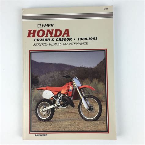 Honda cr250 1988 1991 cr500r 1988 2001 clymer manuals motorcycle repair. - Operation and maintenance manual marine propulsion units.