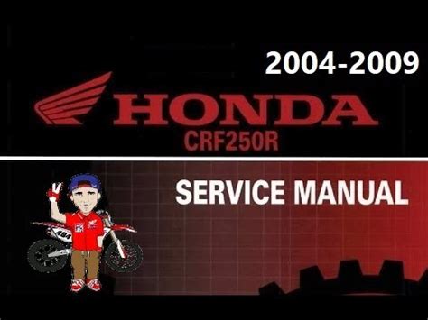 Honda crf250r servizio officina manuale di riparazione 2004 2009. - Tohatsu outboard 8hp 9 8hp engine full service repair manual.