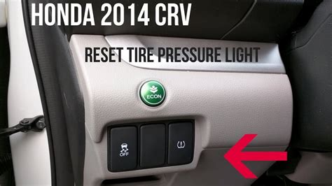 How to turn off the "Tire Pressure Low" warning on a Honda CRV. Some Models have a button for this while others you will have to go into the settings menu to.... 