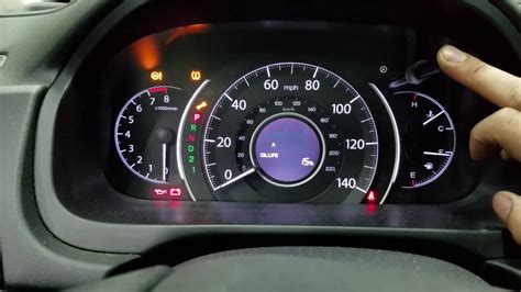 Oil Change Light Reset Honda CRV 2016 Procedure. Turn the ignition switch to ON (II) with the engine off. Press SELECT/RESET knob repeatedly until the engine oil life indicator is displayed. Press the SELECT/RESET knob for 10 seconds, until the Engine oil life indicator and the Maintenance item codes start to blink. Release the button.. 