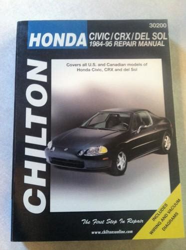 Honda crx del sol 1984 1995 service reparaturanleitung. - The practitioners concise guide to liquor licensing by constance cassidy.