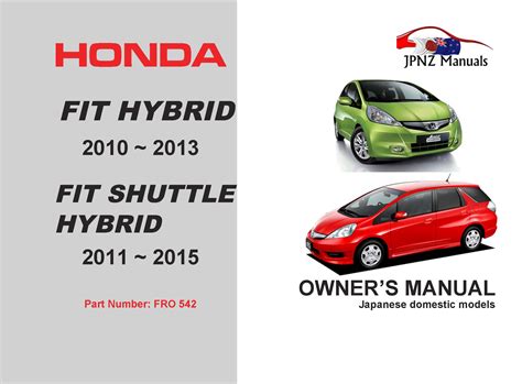 Honda fit hybrid 10th annivasary model user manual. - Un proceso europeo para el siglo xxi.