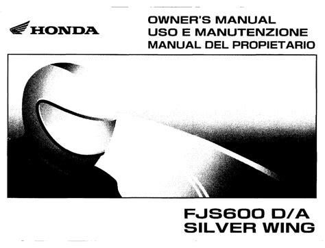 Honda fjs600 silver wing service manual german language. - 1987 cagiva t4 350 t4 500 factory service repair manual.