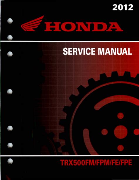 Honda foreman 500 service manual repair 2012 2013 trx500. - Flight manual for dash 8 q400.
