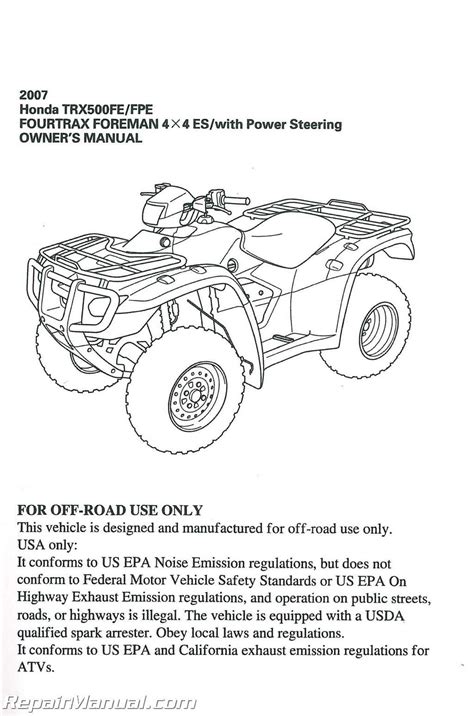Honda foreman 500 service manual trx500fe. - Guide for miscellaneous pay in gfebs.
