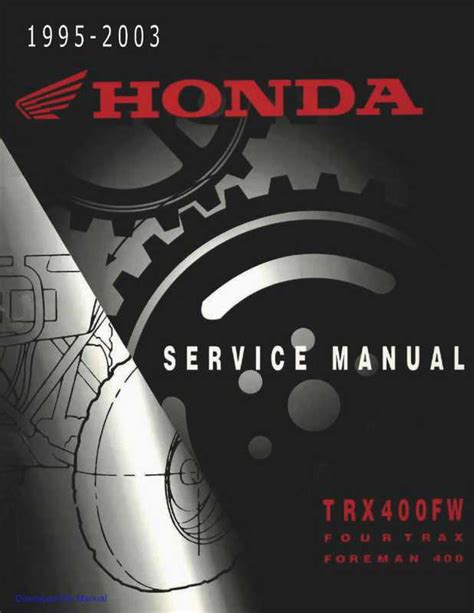 Honda foreman trx 400 1995 to 2003 service manual. - Lab manual for chemistry 101 by bettelheim.