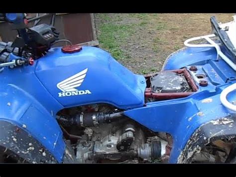 Project 300 98 Honda Fourtrax 4x4 with Oxlite Brush Guards, Big Red Re