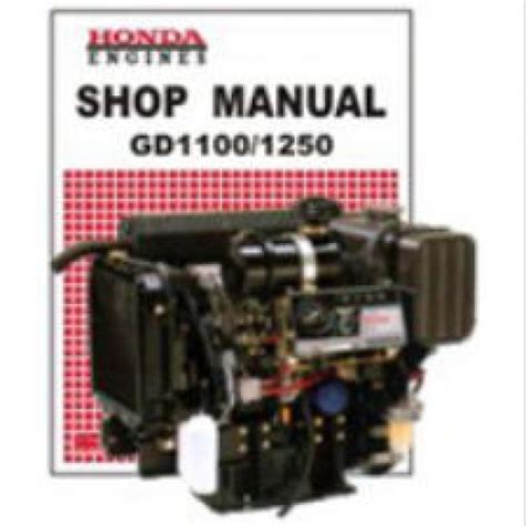 Honda gd1100 gd1250 engine service repair workshop manual. - Hp elitebook 2730p laptop repair service manual download.