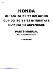 Honda gl1100 parts manual catalog 1980 1983. - Morros e telhados de ouro prêto.
