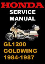 Honda goldwing gl 1200i interstate service manual. - Haynes repair manual 2007 mitsubishi eclipse.