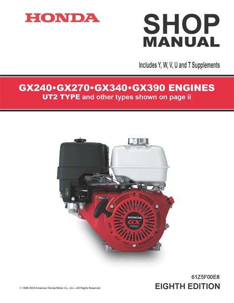 Honda gx240 gx270 gx340 gx390 engine service repair shop manual. - Mercury 40 50 60 hp efi 4 stroke outboard repair manual improved.