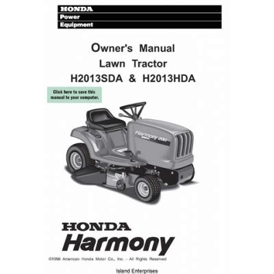 Honda harmony 1011 lawn mower manual. - Eenige vragen naar aanleiding van art.37 alinea 2 wetb.v.sr..