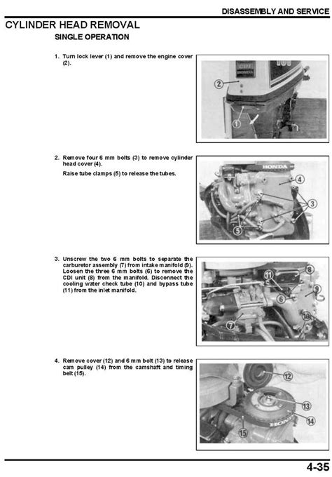 Honda hors bord bf75 bf100 bf8a manuel d'entretien atelier réparation atelier instantané. - Mercury 2 stroke outboard manual 90 hp 2015.