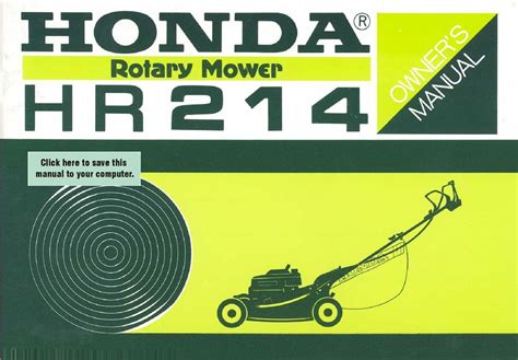 Honda hr214 manual. Honda Power Equipment. ... HR194 HR214 HRA214 Lawn Mower Shop Manual Part#: 61VA302. Show More Detail. Price $38.95 ... WB20X WB30X WD20X WD30X WP20X WP30X Water Pump ... 