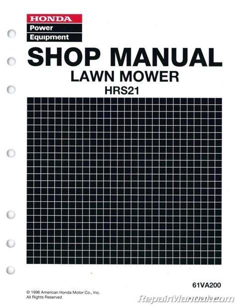 Honda hrs21 lawn mower repair manual. - Download manuale di riparazione mazda tribute service 2001 02 03 2004.