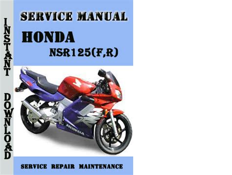 Honda nsr 125 fr reparaturanleitung download herunterladen. - 1997 acura rl crankshaft seal manual.