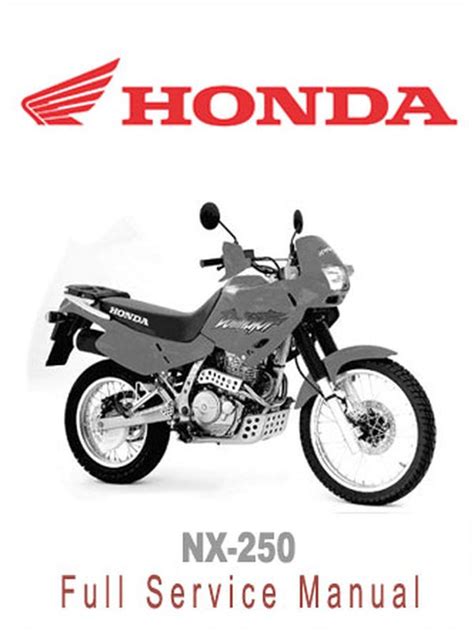 Honda nx250 workshop service repair manual download. - 6068t john deere engine technical manual.