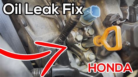2008-2014 HONDA ODYSSEY Variable Valve Timing Solenoid VVT Valve Broken of brittle gaskets or faulty VVT Valve: Oil Leaks at the Front of the Engine by the D.... 