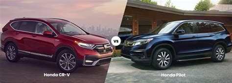 Honda pilot vs crv. For a new model, the Honda CR-V's price is between $31,451 and $37,940, with the Honda Pilot priced between $42,961 and $54,307. Honda CR-V vs. Honda Pilot Resale/Retained Value. Looking at the 5-year depreciation rate for both models, the Honda CR-V loses 36.5 percent of its value and the Honda Pilot loses 44.4 percent of its value. This means ... 