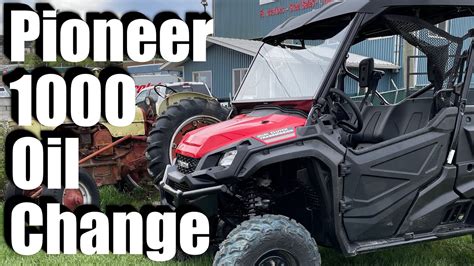 Honda pioneer 1000 oil change interval. #1. Hello. I just bought a 2018 Honda pioneer 1000 and I am soon ready to change the oil. The manual says to use 10w30 or 10w40 if it does not get below -10 degrees f. I am thinking of using Lucas 10w40 atv/utv motor oil suitable for wet clutches since this utv has clutch packs. The manual says to use an oil that meets spec JASO MA. 