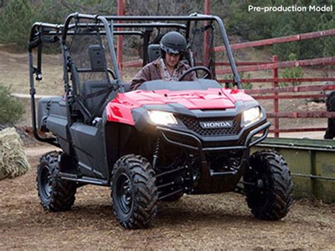 Nov 10, 2022 · The updated Pioneer 700 has a revised power steering system. Honda. Those start with an updated power steering system. Borrowed from the larger Pioneer 1000-5, the new electronic power steering reduces effort by 25 percent and has better return to center than before, according to Honda. As in the larger machine, it makes a significant difference..