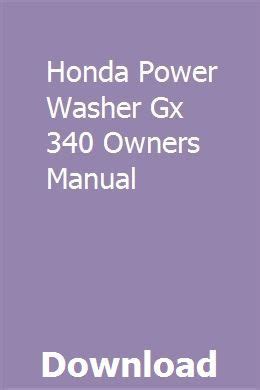 Honda power washer gx 340 owners manual. - Preventing misdiagnosis of women a guide to physical disorders that have psychiatric symptoms womens mental.