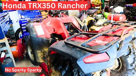 2007 TRX400FA Rancher-No Spark after carb replacement. I had a customer bring this quad into me the other day with a no spark issue. It's high mileage (almost 26k) just used on a berry farm. According to him, it was starting hard and requiring choke for alot longer than normal before it would idle so he decided to put a new carb on it.