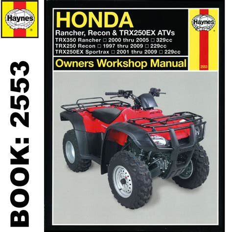 Honda rancher recon trx250ex atvs 1997 thru 2005 owners workshop manual free e book. - The essentials in hemodialysis an illustrated guide the tardieu series.