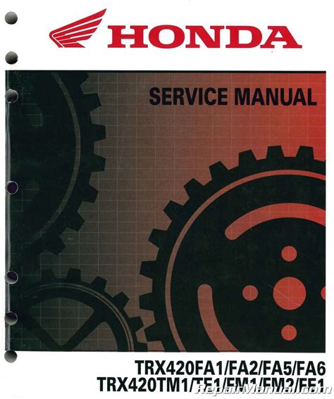 Honda rancher service manual free download. Honda 2005 TRX500FGA Fourtrax Foreman Rubicon GPScape. View and Download Honda 2001 TRX350FM owner's manual online. Fourtrax 350 4x4. 2001 TRX350FM offroad vehicle pdf manual download. 