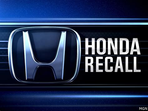 Honda recalls nearly 250K vehicles because bearing can fail and cause engines to run poorly or stall