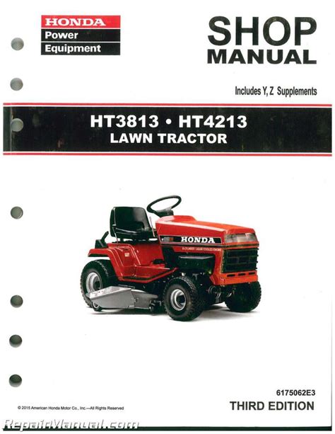 Honda riding lawn mower service manual. - Word identification and spelling test manual.