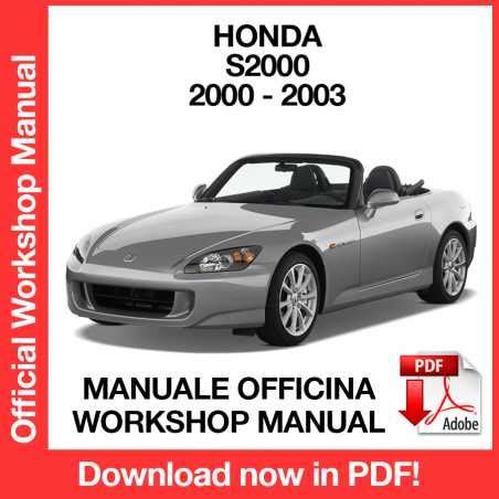 Honda s2000 2000 2003 manuale di servizio di fabbrica. - You manual de instru es by michael f oz roizen.