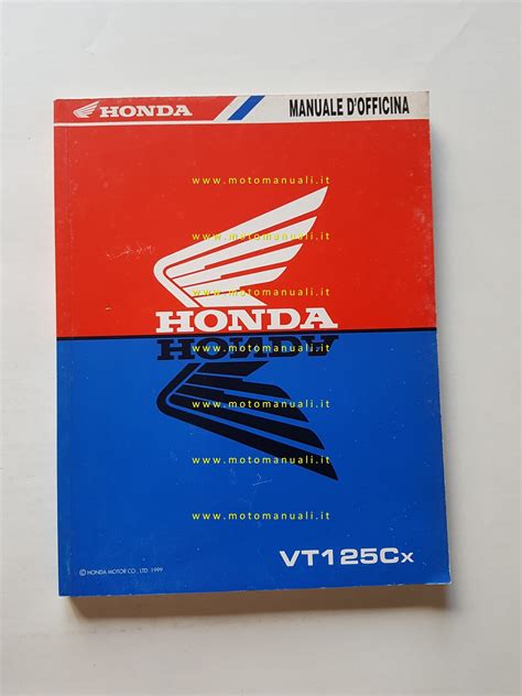 Honda shadow vt 125 manuale di servizio. - Free 2007 honda foreman 500 owners manual.