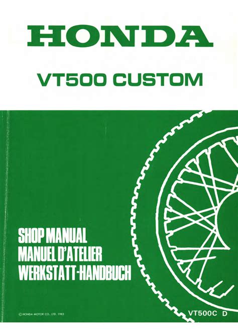 Honda shadow vt 500 service manual suomi. - Honda xl200 werkstatt service reparaturanleitung 2001 xl 200 1.