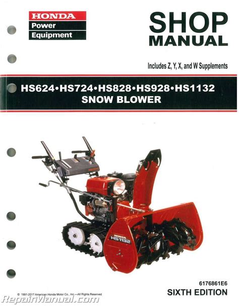 Honda snow blower shop repair manuals. - Cosas que hubiera querido saber antes de enfrentar.