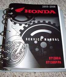 Honda st1300a manuale di servizio 2006. - Corpo umano dk google e guide.