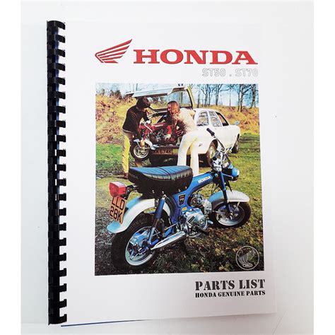 Honda st50 st70 dax parts manual catalog. - Manuali per aeromobili m20j 201 mooney.