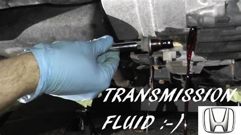 Honda transmission fluid change. This video shows how to change the fluid on most Honda Automatic Transmissions. This is done by using a 3/8 ratchet and about 3 quarts of Genuine Honda Auto... 