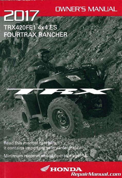 Honda trx 420 owners manual free. - 10th edition of nab engineering handbook released.