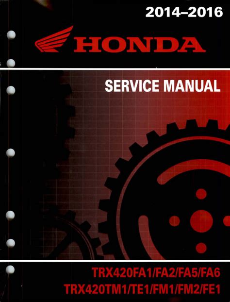 Honda trx 420 service manual free. - Procedimientos en anestesia del massachusetts general hospital.