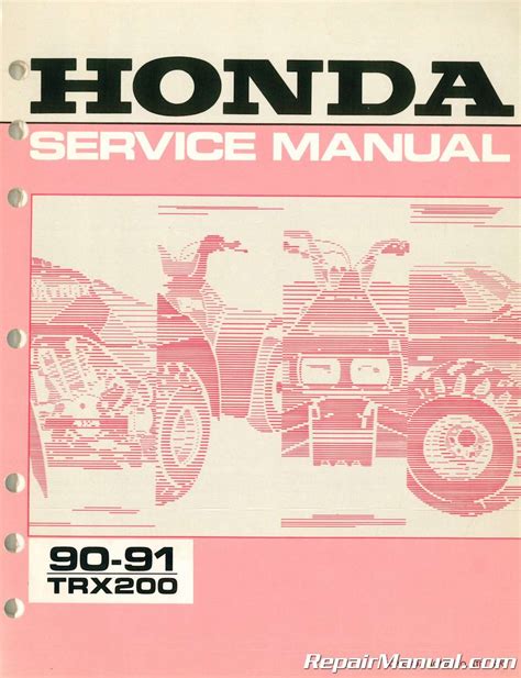 Honda trx200 service repair manual 1990 1991. - Arkitektur og plan i den danske velfaerdsby 1950-1990.