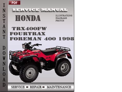 Honda trx400fw fourtrax foreman 400 service repair manual 1995 1996 1997 1998 1999 2000 2001 2002 2003. - Wie man eine range rover-handbremse manuell betätigt.