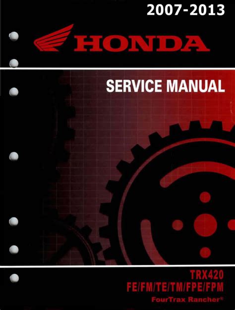 Honda trx420tm te fm fe fmp fpe 2007 2010 service manual. - Manuel de conversation française et allemande.